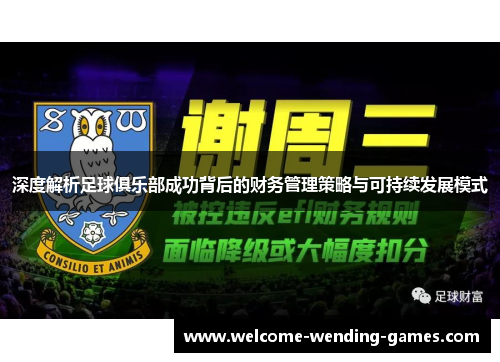 深度解析足球俱乐部成功背后的财务管理策略与可持续发展模式