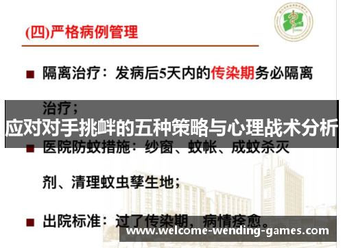 应对对手挑衅的五种策略与心理战术分析